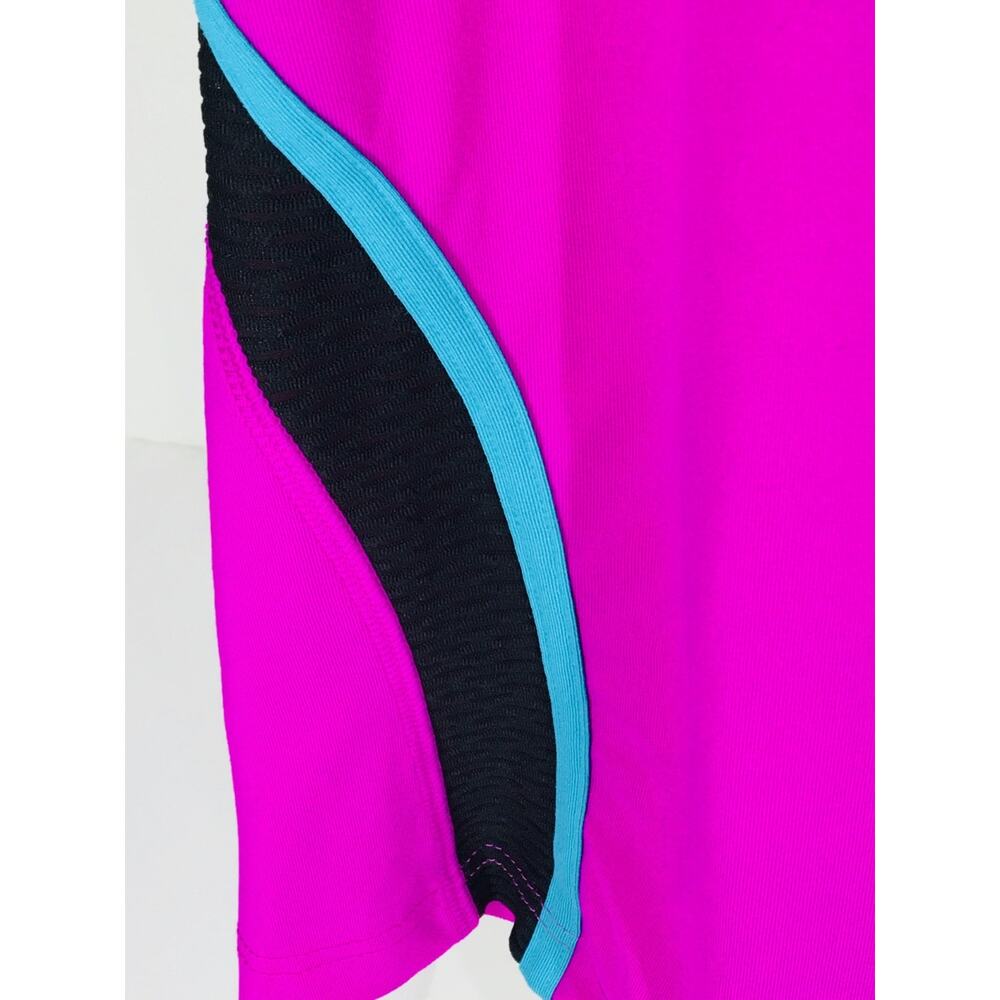 Fila Sport Womens Short Sleeve V-Neck Performance Top Purple Grape Size L - Picture 9 of 10